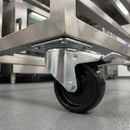 160mm High Temperature Braked Castor Black Phenolic Wheel Top Plate 250kg Load Capacity 1