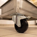 160mm High Temperature Braked Castor Black Phenolic Wheel Top Plate 250kg Load Capacity 4