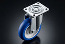 125mm Swivel Castor – Polyurethane Wheel, Nylon Centre