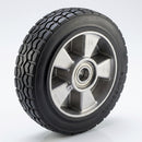 200mm Rubber Wheel on Aluminium Centre – 20mm Bore