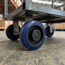 80mm Non-Marking Elastic Rubber Wheel - 12mm Bore