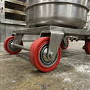 100mm High Temperature Rubber Wheel Ball Bearings