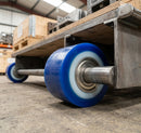 82 x 100mm Polyurethane Pallet Roller - 20mm Bore