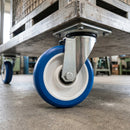 125mm Swivel Castor – Polyurethane Wheel, 150kg Capacity