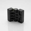 Plastic Hinge with Threaded Inserts M6, 54mm Length