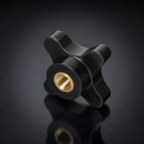 Through Thread Handwheel - M8 x 38mm Diameter
