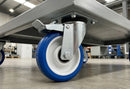 125mm Braked Castor – Polyurethane Wheel on Nylon Centre