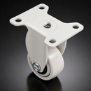 Fixed Castor 25mm Wheel Soft White 3C-Series