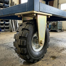 306mm Fixed Castor - 450kg Load Capacity, 105mm Tread Width