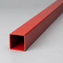 Red Square Steel Tube 25 x 25mm - 3m Length