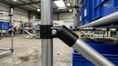 Black 45° Angle Joint – 28mm OD Tube
