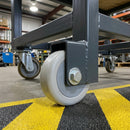 Rubber Buffer Stop – 25.4mm Bore, 110mm Wheel Diameter