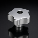 Aluminium Through Thread Handwheel M10 x 50mm Diameter