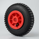 220mm Pneumatic Wheel with Diamond Wave Tread, 25.4mm Hub Bore