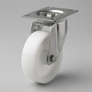 80mm Swivel Castor – 316 Stainless Steel & Nylon Wheel