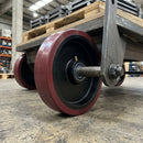 300mm Polyurethane Wheel with 31.8mm Roller Bearing