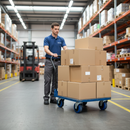 Premium 200mm Diameter Blue Elastic Rubber Tyred Wheel with Nylon Centre and 400Kg Load Capacity