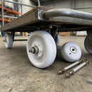 Quick Release Axle Kit 420mm Wheels – 12mm Hub Bore (Pair)