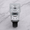 200mm High Temperature Braked Castor Black Phenolic Wheel Top Plate 300kg Load Capacity 2