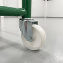 200mm Swivel Castor White Nylon Wheel Roller Bearing 12mm Bolt Hole 200kg Load Capacity 3