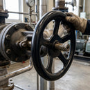 250mm Spoked Pressed Steel Control Handwheel 17mm Bore