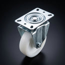 80mm Pressed Steel Fixed Castor – 120kg Load Capacity