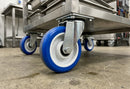 200mm Stainless Steel Swivel Castor – Polyurethane Wheel