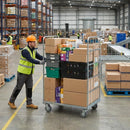 100mm Swivel Bolt Hole Castor | Grey TPR Wheel | 100kg Load Capacity