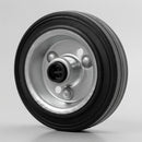 200mm Anti-Static Rubber Wheel – 20mm Bore, Roller Bearing