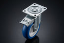 150mm Stainless Steel Braked Castor – Polyurethane Wheel