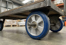 200mm Polyurethane Wheel on Aluminium Centre – 20mm Bore