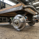300mm Hardened Steel Single Flanged Wheels with Ball Bearing