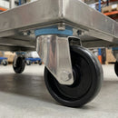100mm Stainless Steel Swivel Castor – 125kg Load Capacity