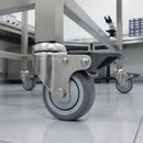 60mm Braked Bolt Hole Castor with TPR Wheel