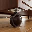 50mm Furniture Castor – Dark Brown Finish