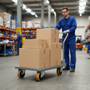 Premium 150mm Diameter Cast Iron Wheel with Polyurethane Tyre, 800Kg Load Capacity and 20mm Ball Bearing for Heavy Duty Applications