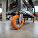 200mm Ergonomic Wheel - Soft Polyurethane, 544kg Load Capacity