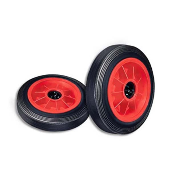 200mm Plastic Centered Industrial Trolley Wheel (1/2", 20mm, 25mm & 1" Bore Choice)