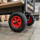 Pneumatic Wheelbarrow Wheels 370mm Radial Tread