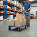 Premium 200mm Diameter Grey Rubber Tyre with 20mm Roller Bearing and 205Kg Load Capacity