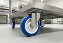 100mm Stainless Steel Swivel Castor – Polyurethane Wheel