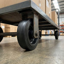 100mm Black Rubber Wheels 80kg Load Capacity