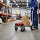 Premium 125mm Diameter Heavy Duty Rubber Tyre Wheel with Metal Centre and 100Kg Load Capacity