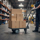 Premium 125mm Diameter Wheel with Grey Thermoplastic Rubber and Metal Threadguards for Heavy Loads