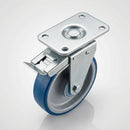 200mm Braked Swivel Castor Polyurethane