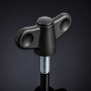 Butterfly Male Wing Knob 32mm Diameter, M5 x 20mm Thread
