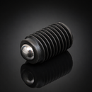 Blackened Steel Threaded Ball & Spring Plunger M12