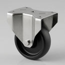 100mm Fixed Stainless Steel Castor - 125kg Load Capacity