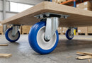 125mm Swivel Castor – Polyurethane Wheel on Nylon Centre