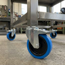 125mm Braked Bolt Hole Castor - 150kg Load Capacity